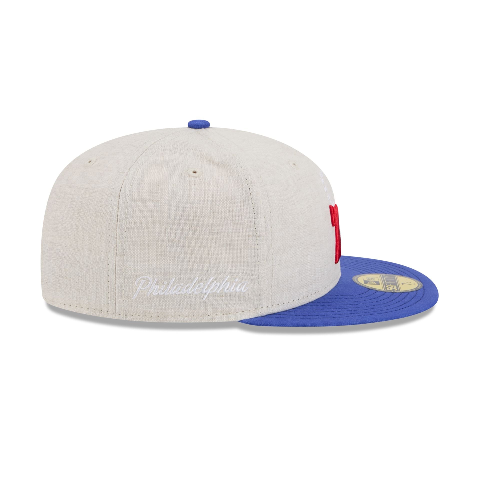 Philadelphia 76ers Linen 59FIFTY Fitted Hat - Image 4