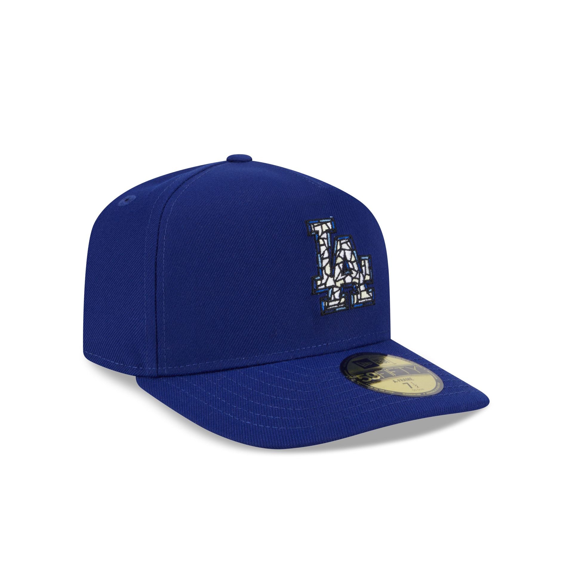 Los Angeles Dodgers Stained Glass 59FIFTY A-Frame Fitted Hat - Image 3