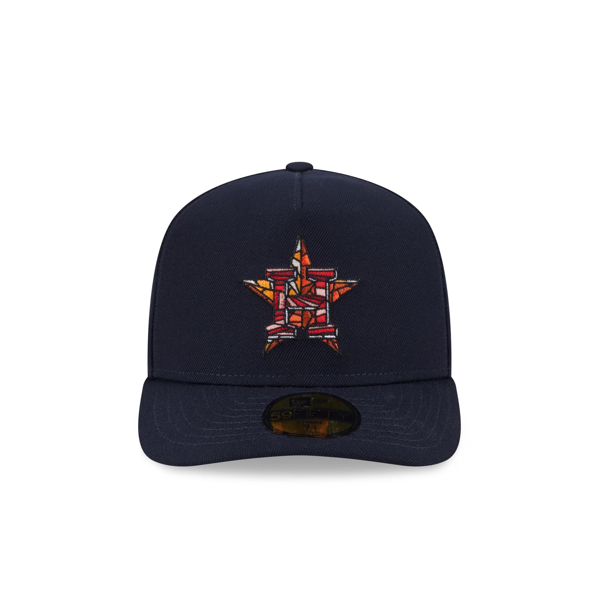 Houston Astros Stained Glass 59FIFTY A-Frame Fitted Hat - Image 2