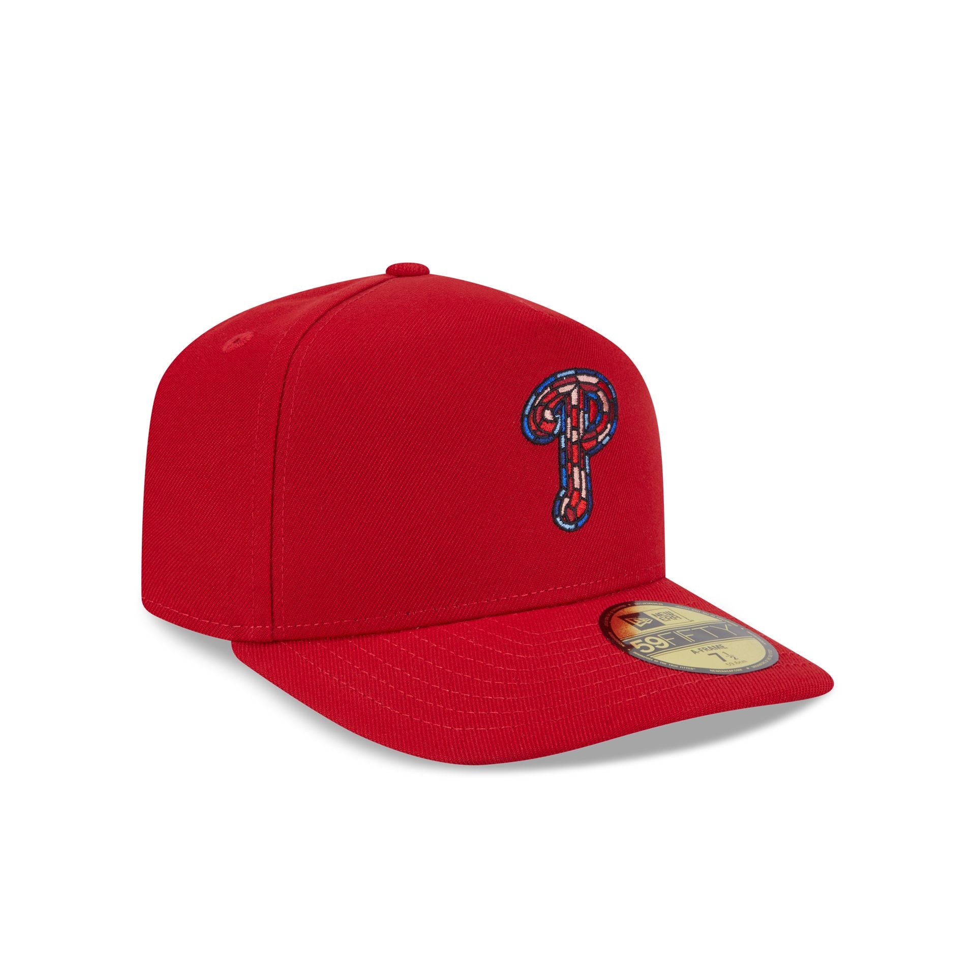 Philadelphia Phillies Stained Glass 59FIFTY A-Frame Fitted Hat - Image 3