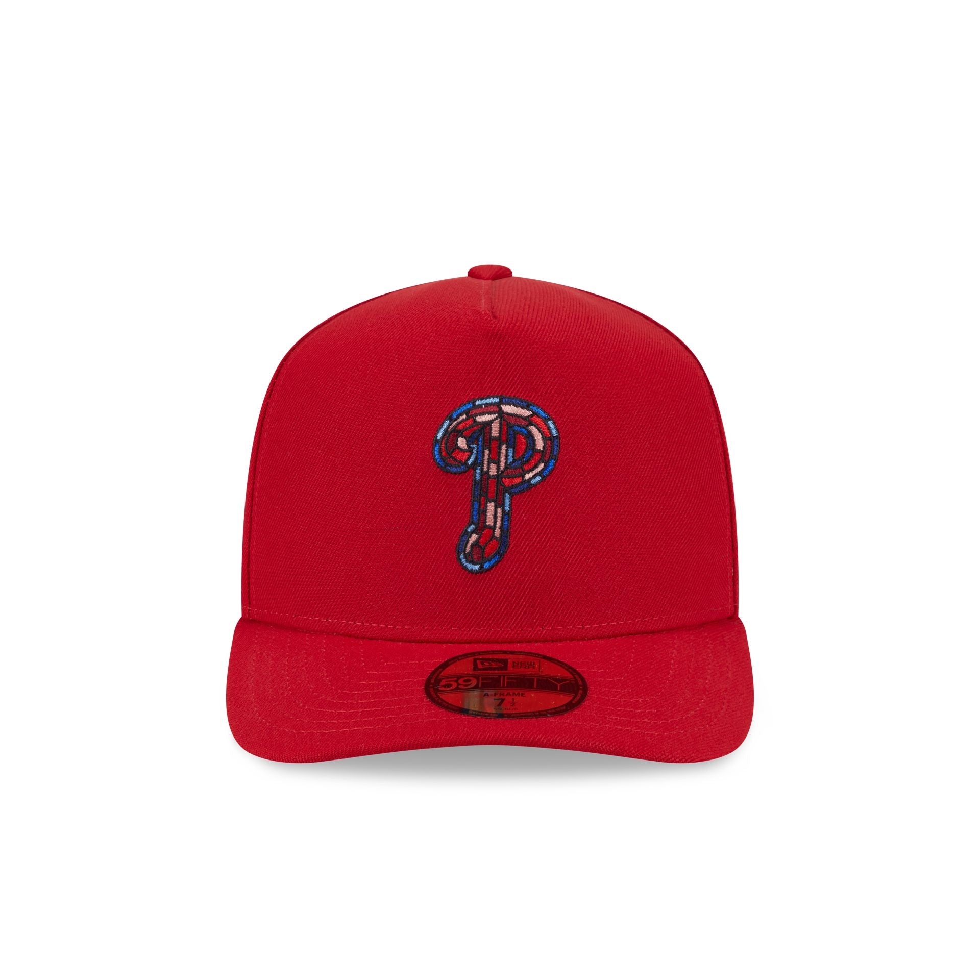 Philadelphia Phillies Stained Glass 59FIFTY A-Frame Fitted Hat - Image 2