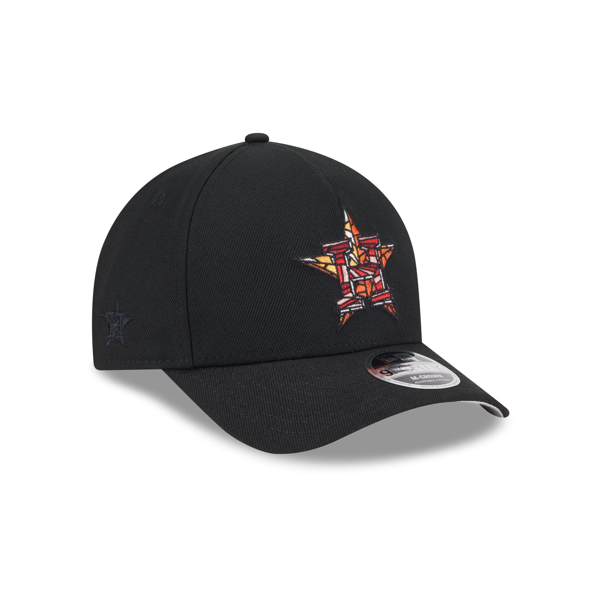 Houston Astros Stained Glass 9FORTY M-Crown A-Frame Snapback Hat - Image 3