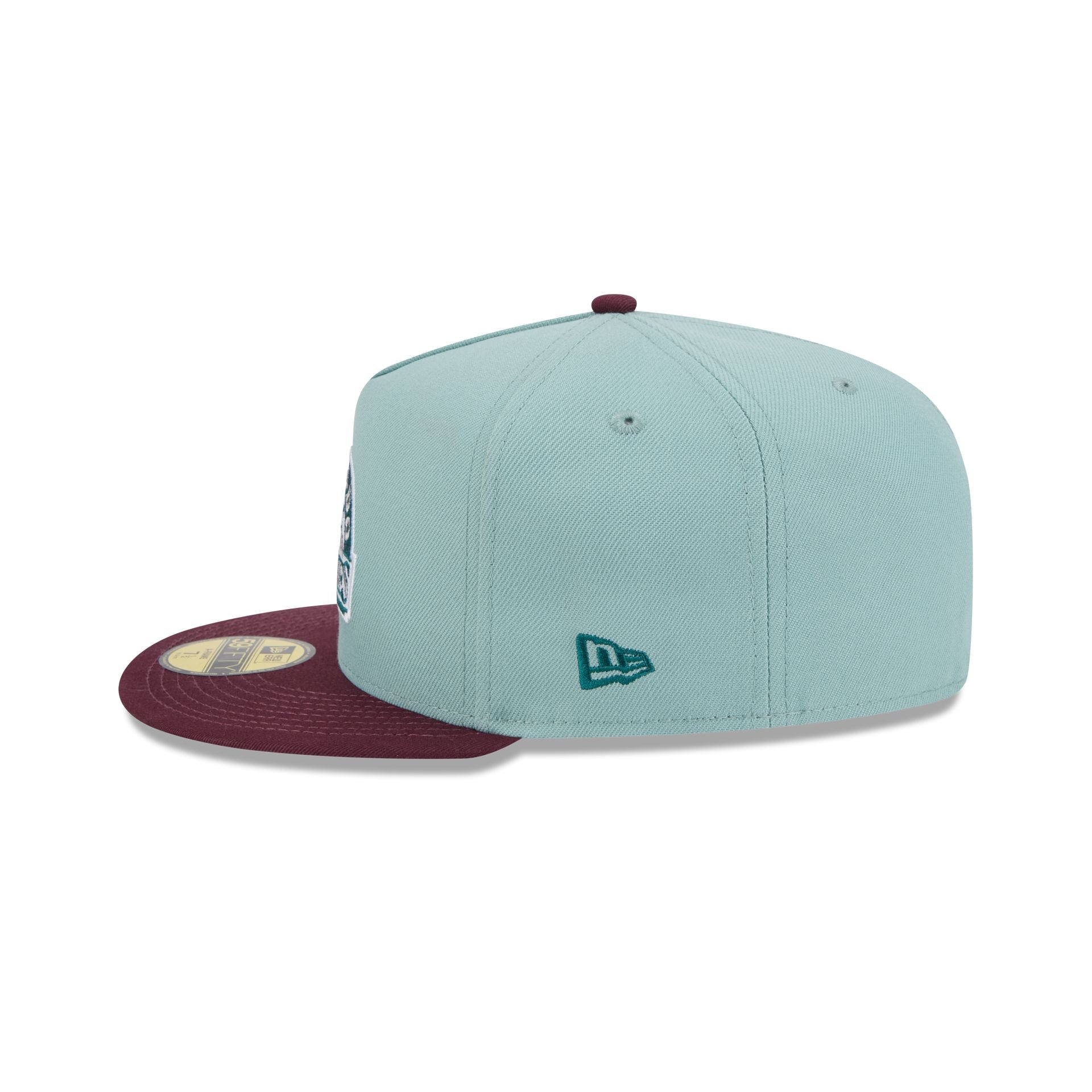 Colorado Rockies Beach Kiss Blue 59FIFTY A-Frame Fitted Hat - Image 5