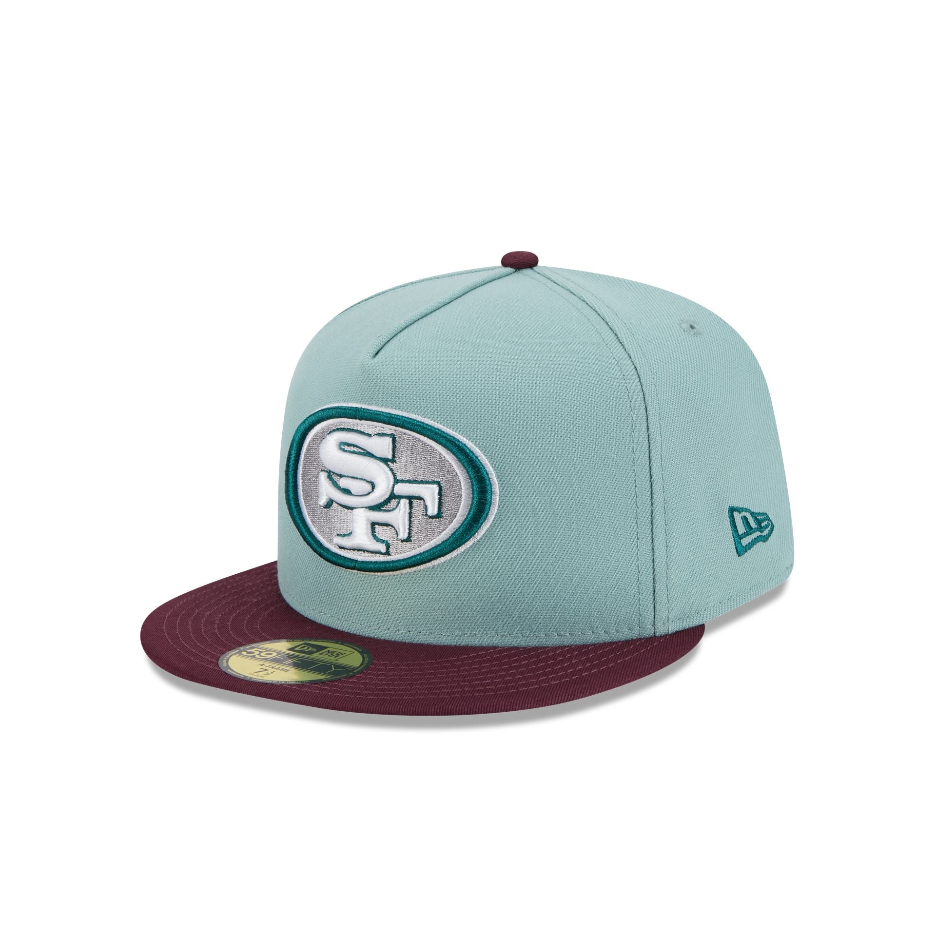 San Francisco 49ers Beach Kiss Blue 59FIFTY A-Frame Fitted Hat - Image 3