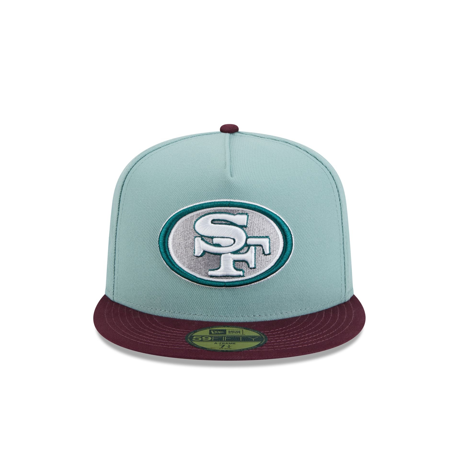 San Francisco 49ers Beach Kiss Blue 59FIFTY A-Frame Fitted Hat - Image 2