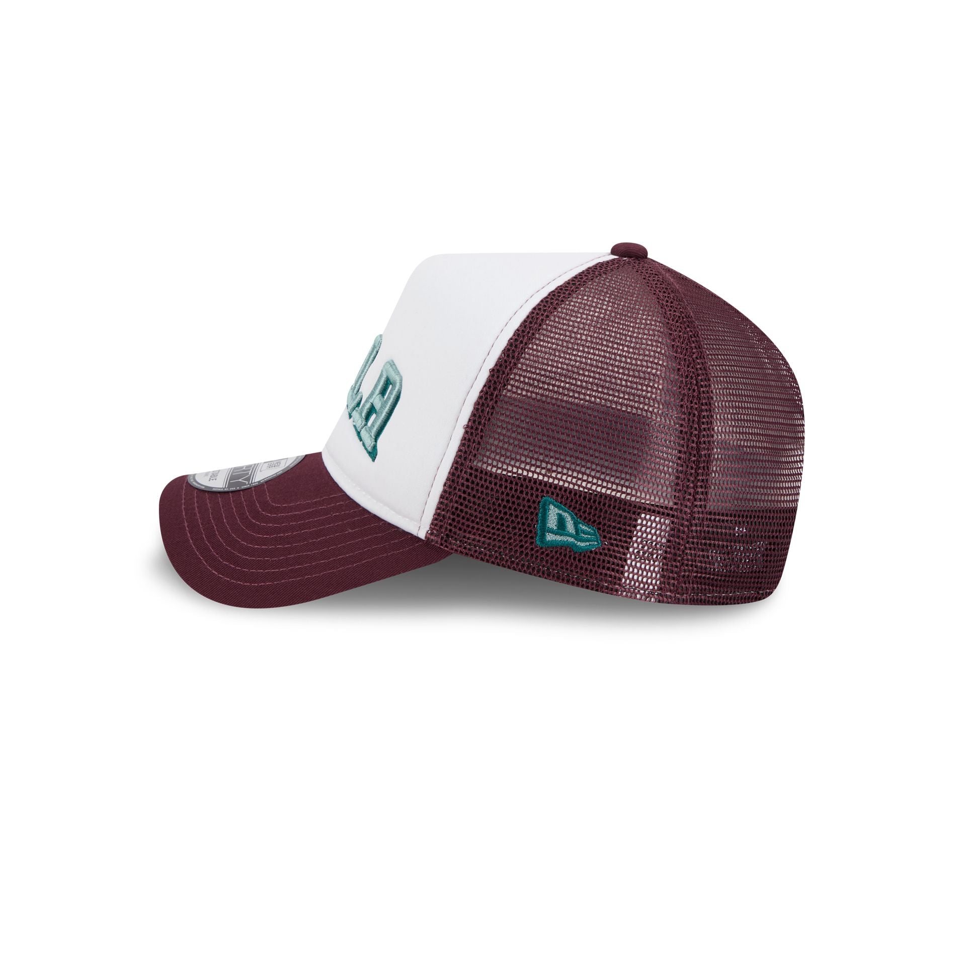 Philadelphia 76ers Optic White 9FORTY A-Frame Snapback Hat - Image 4