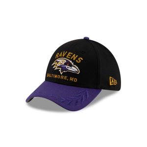 Baltimore Ravens 2025 Draft 39THIRTY Stretch Fit Hat