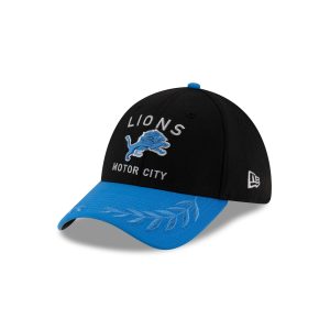 Detroit Lions 2025 Draft 39THIRTY Stretch Fit Hat
