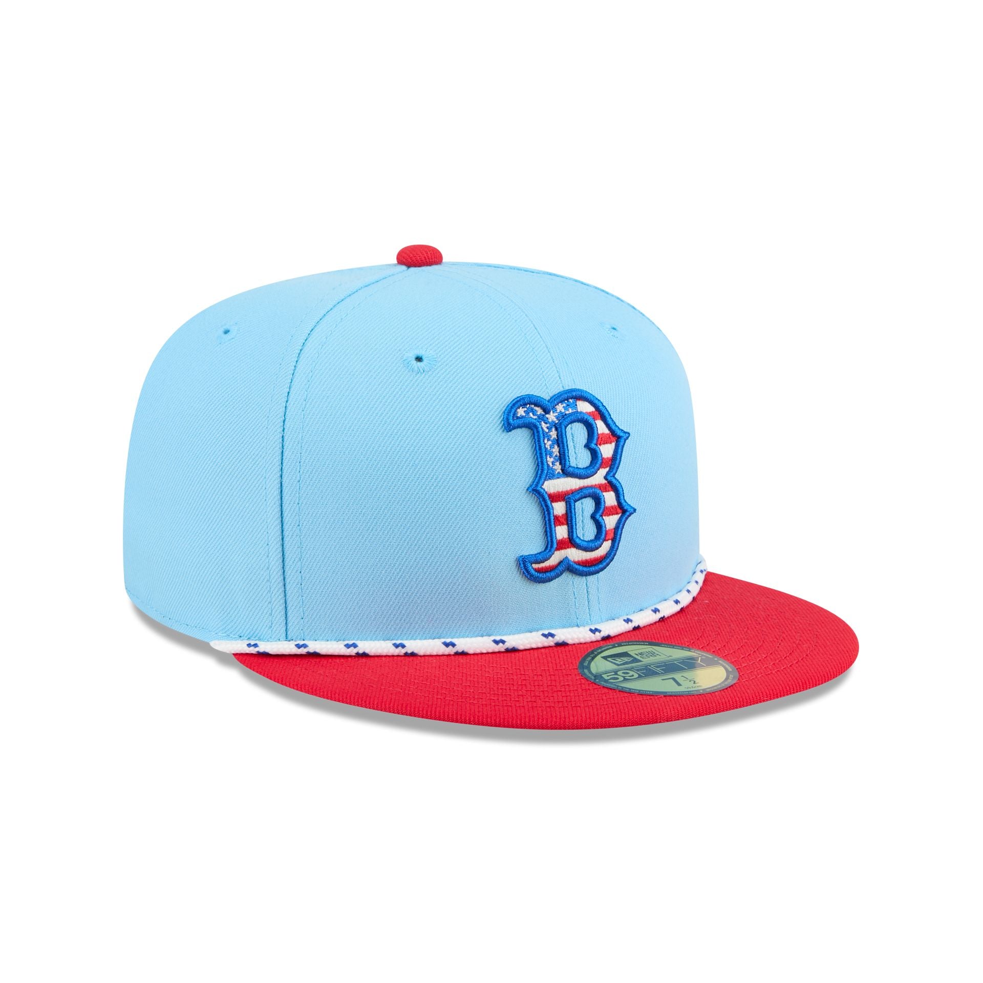 Boston Red Sox Independence Day 2025 59FIFTY Fitted Hat - Image 3