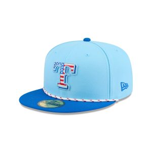 Texas Rangers Independence Day 2025 59FIFTY Fitted Hat