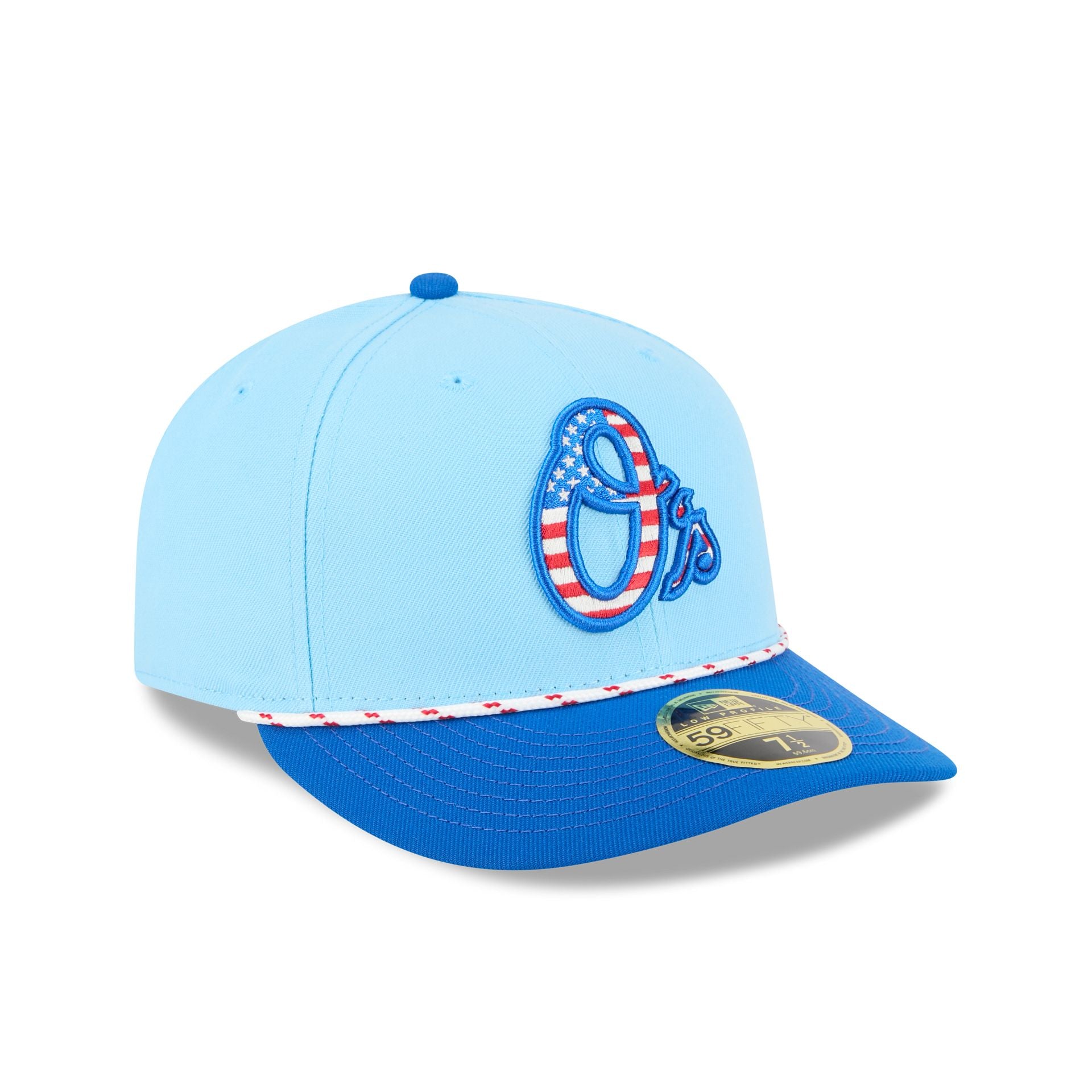 Baltimore Orioles Independence Day 2025 Low Profile 59FIFTY Fitted Hat - Image 3