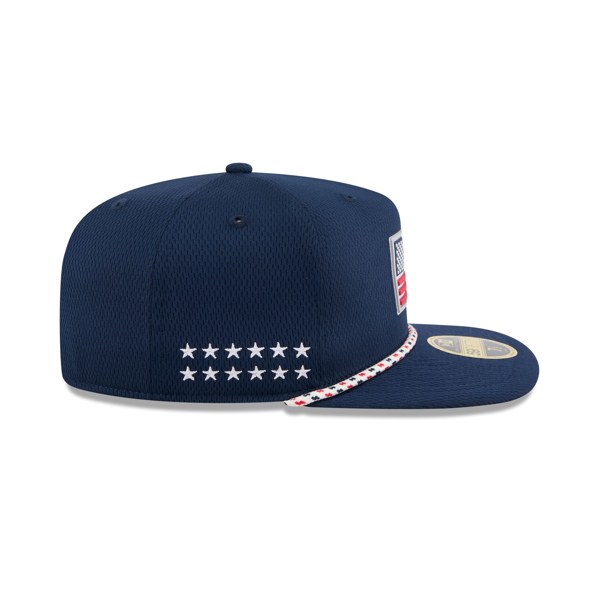 2025 Ryder Cup Team USA Flag 59FIFTY A-Frame Fitted Hat - Image 4