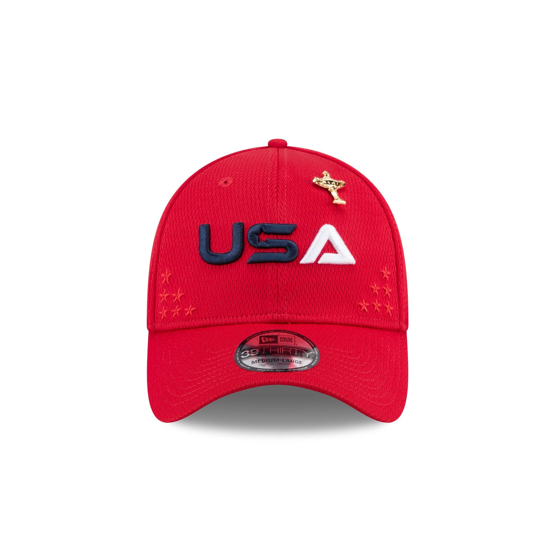 2025 Ryder Cup Team USA Red 39THIRTY Stretch Fit Hat - Image 2
