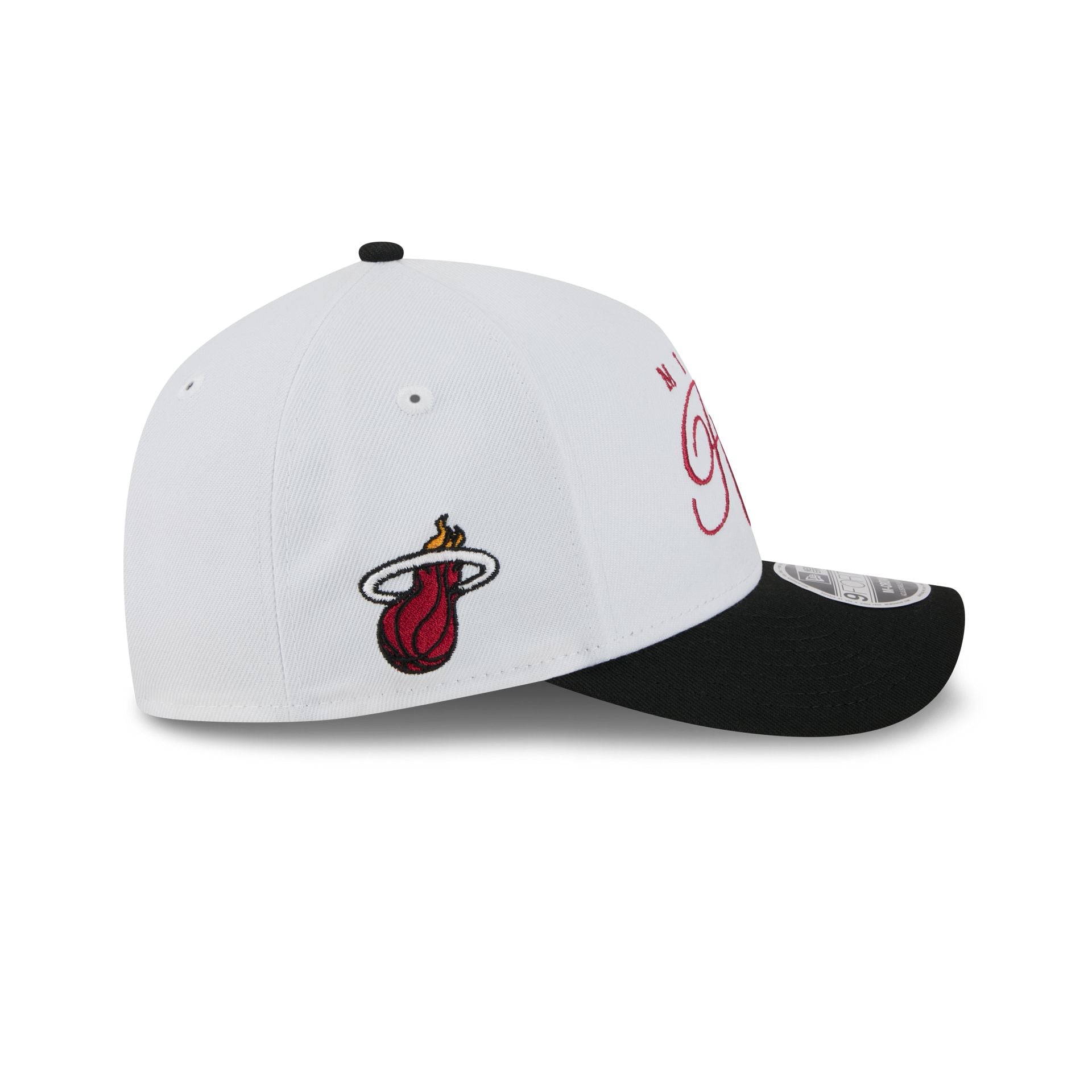 Miami Heat 2025 Draft 9FORTY M-Crown A-Frame Snapback Hat - Image 4