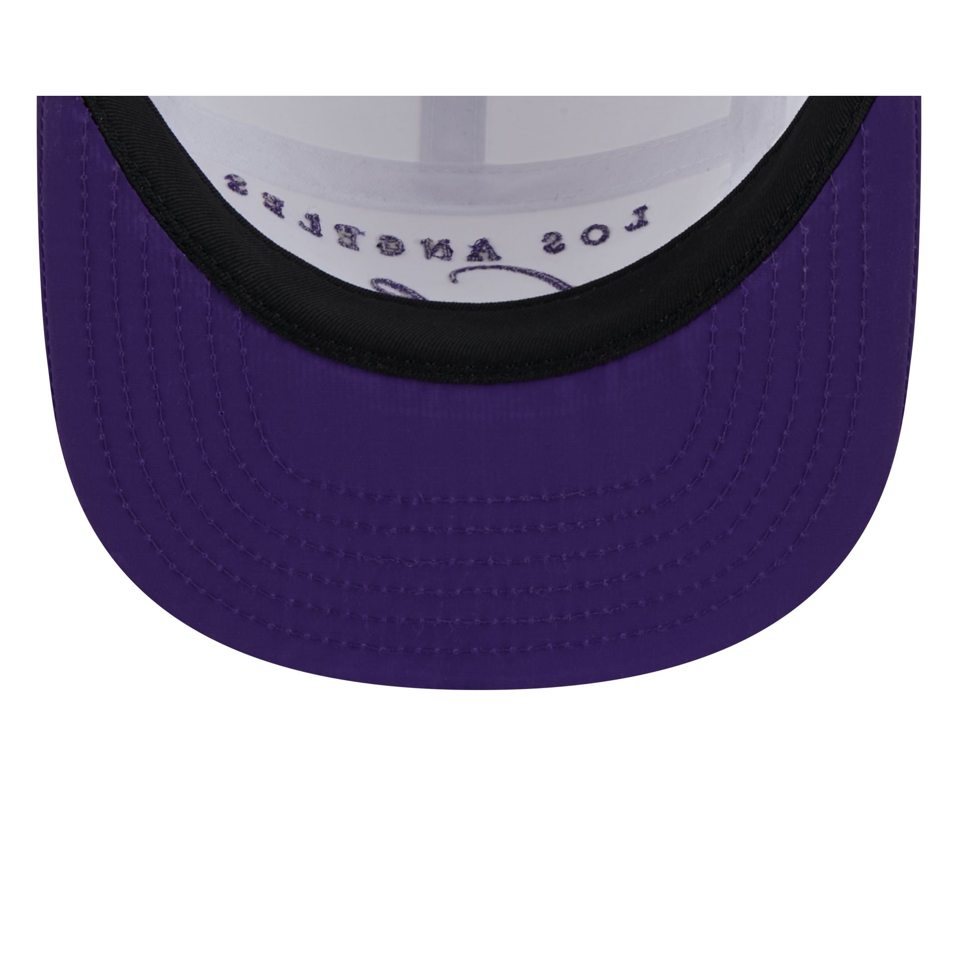 Los Angeles Lakers 2025 Draft Camper Strapback Hat - Image 7