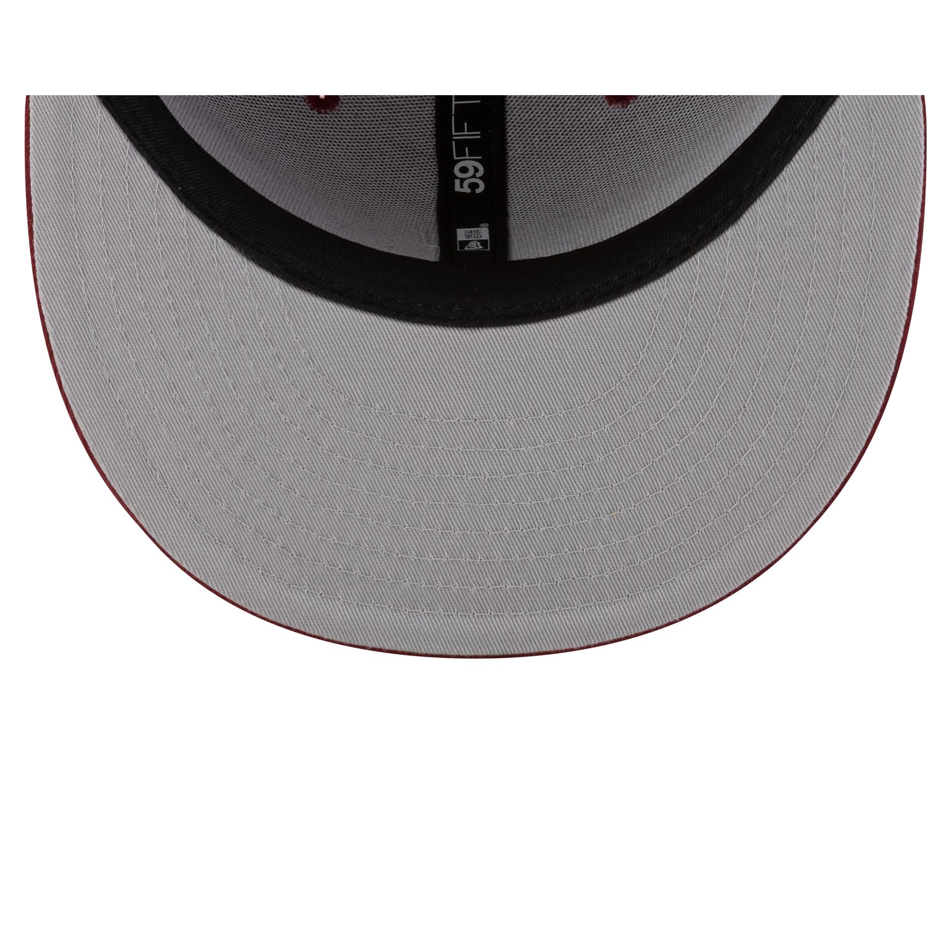 Dominican Republic Maroon 59FIFTY Fitted Hat - Image 7