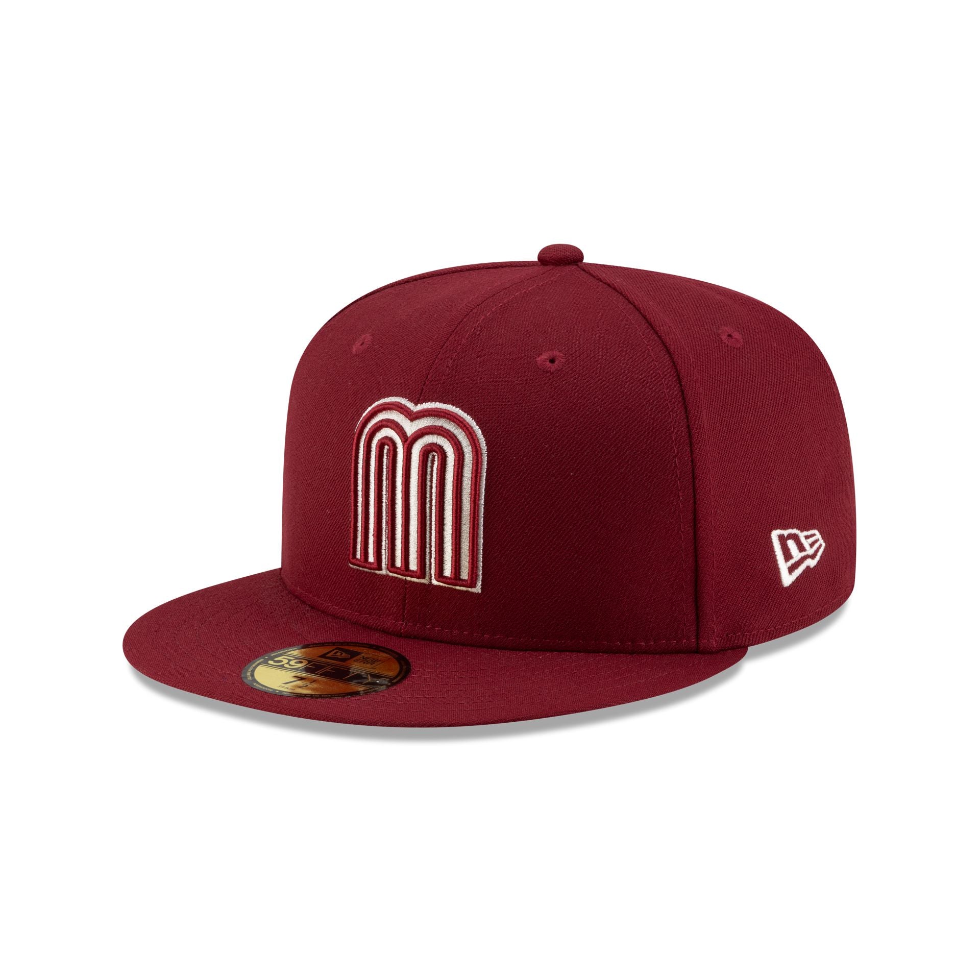 Mexico Baseball Maroon 59FIFTY Fitted Hat - Image 3