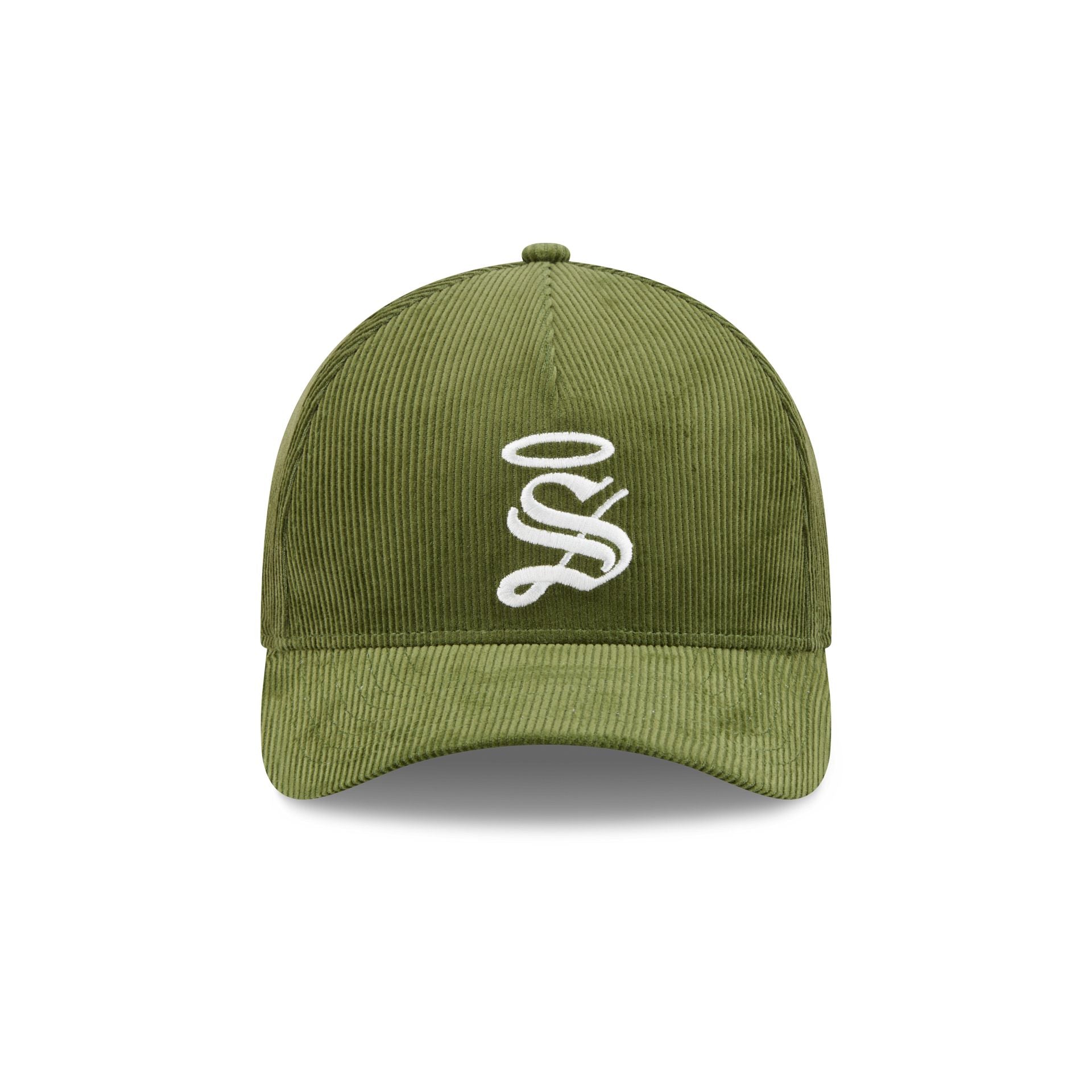 Santos Laguna Olive Corduroy 9FORTY M-Crown Snapback Hat - Image 2