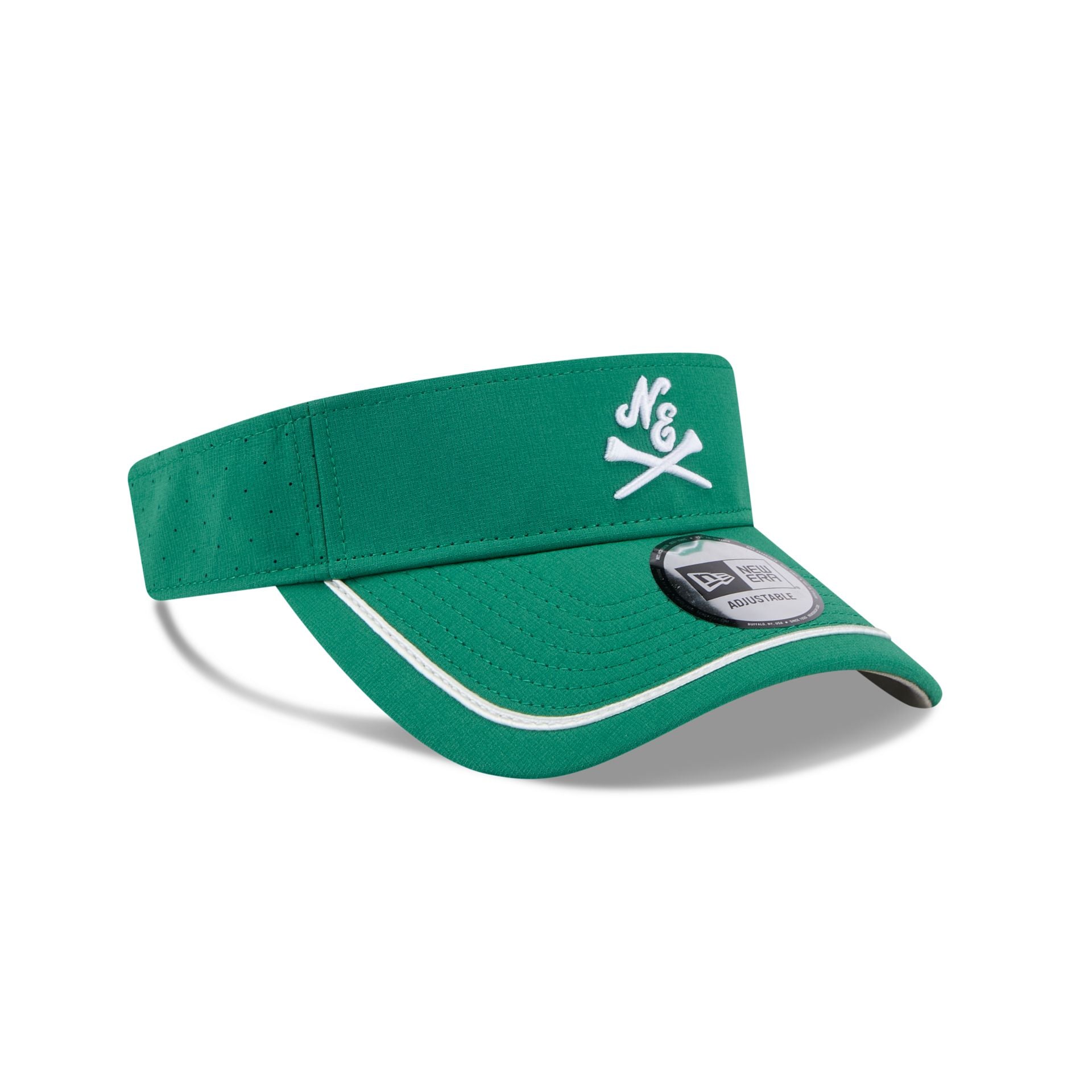 New Era Cap Green and Gold Pack Visor Hat - Image 3