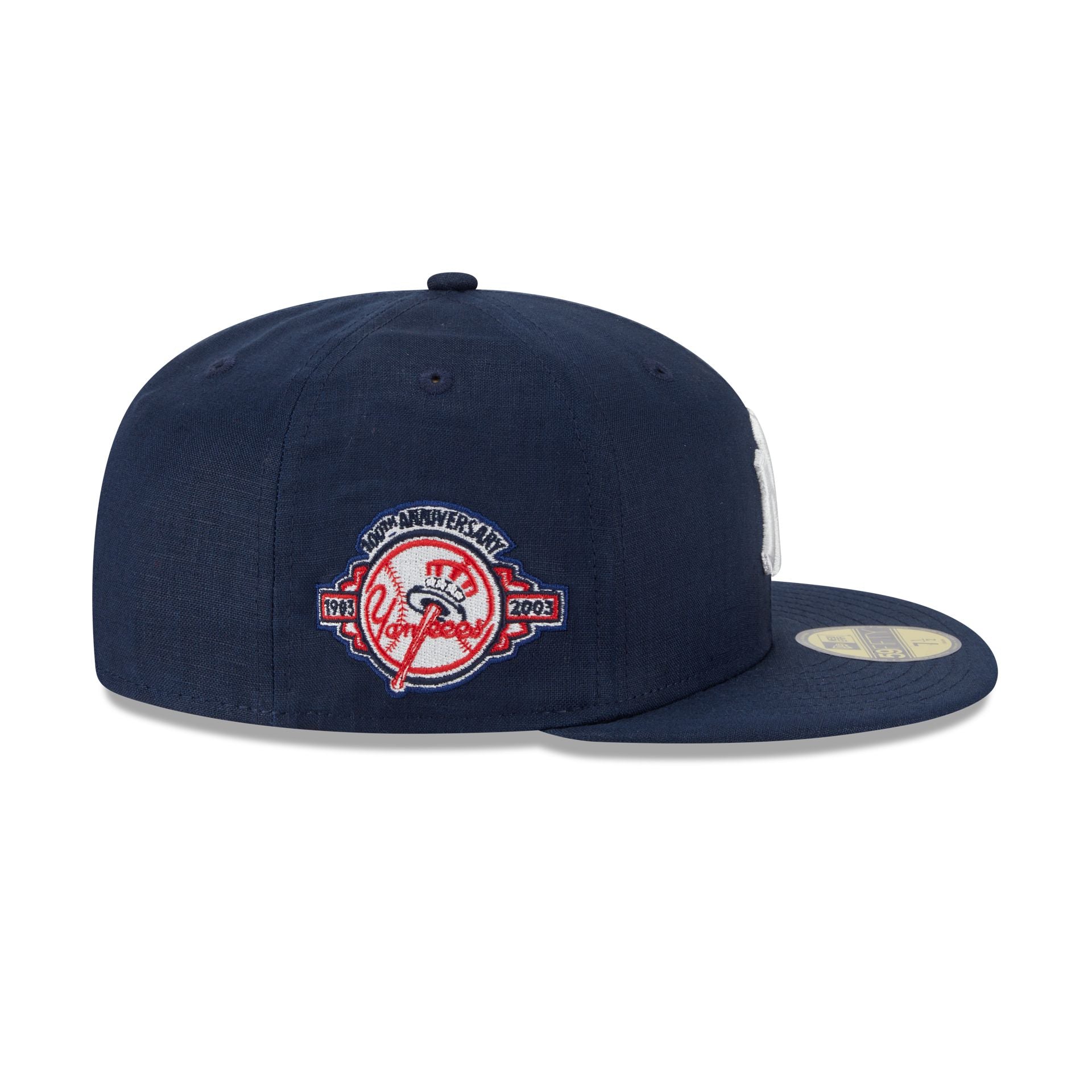 Team Linen New York Yankees 59FIFTY Fitted Hat - Image 4