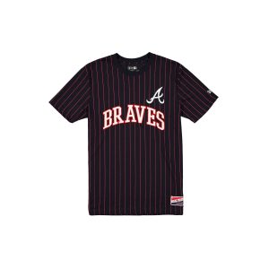 Atlanta Braves Throwback Retro Pinstripe T-Shirt