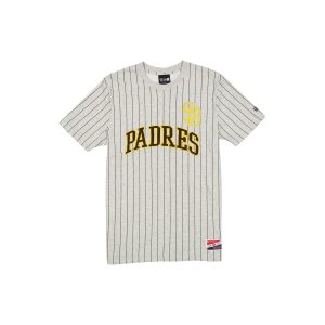 San Diego Padres Throwback Retro Gray Pinstripe T-Shirt