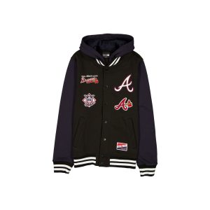 Atlanta Braves Throwback Black Jacket