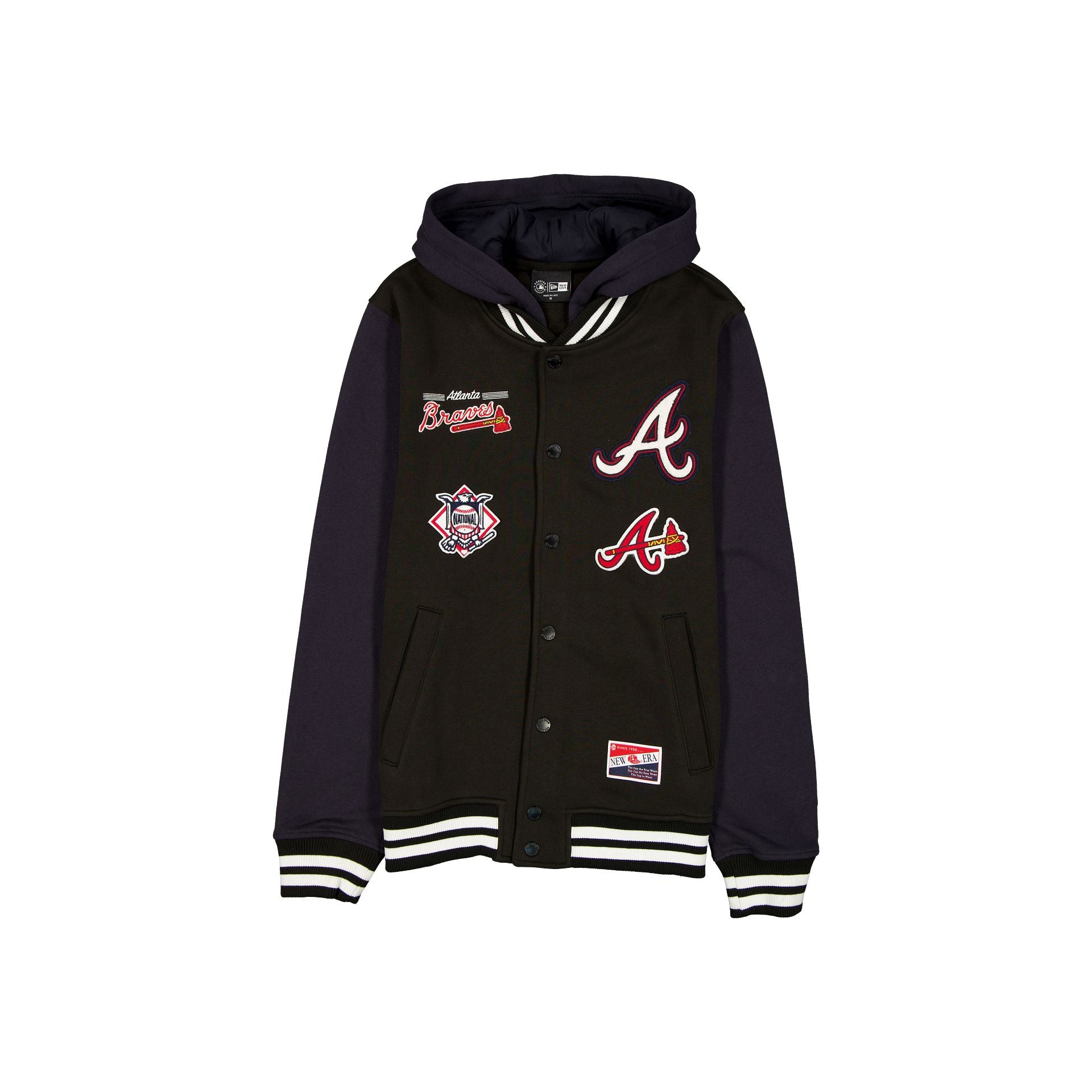 Atlanta Braves Throwback Black Jacket