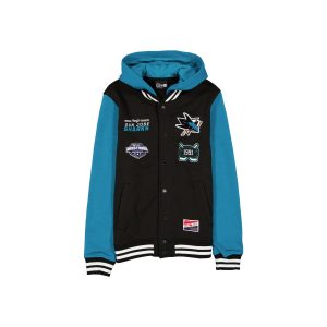 San Jose Sharks Throwback Black Jacket