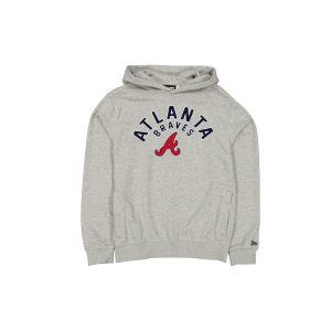 Atlanta Braves Sport Night Heather Gray Hoodie