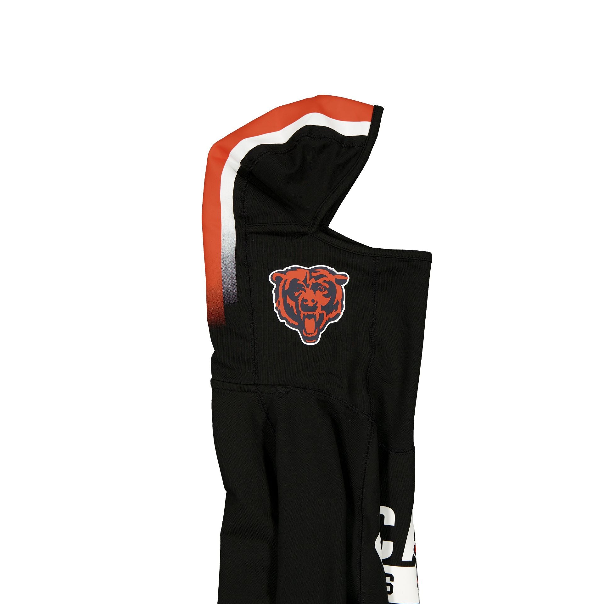 Chicago Bears 2025 Functional Fandom Black Balaclava Hoodie - Image 4