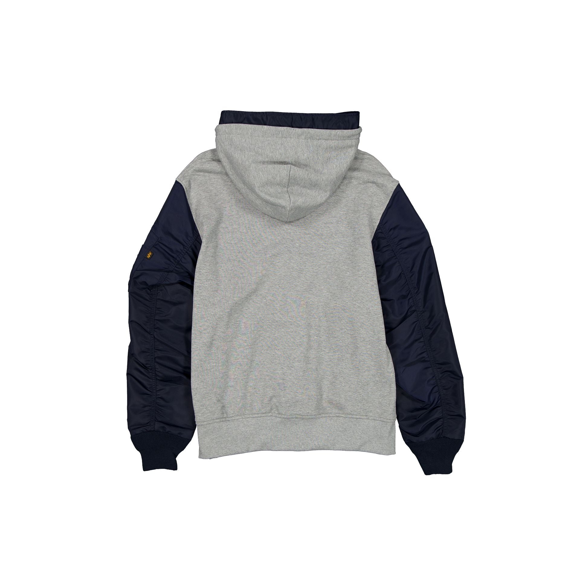 Alpha Industries x Atlanta Braves Gray MA-1 Full Zip Fleece Jacket - Image 2