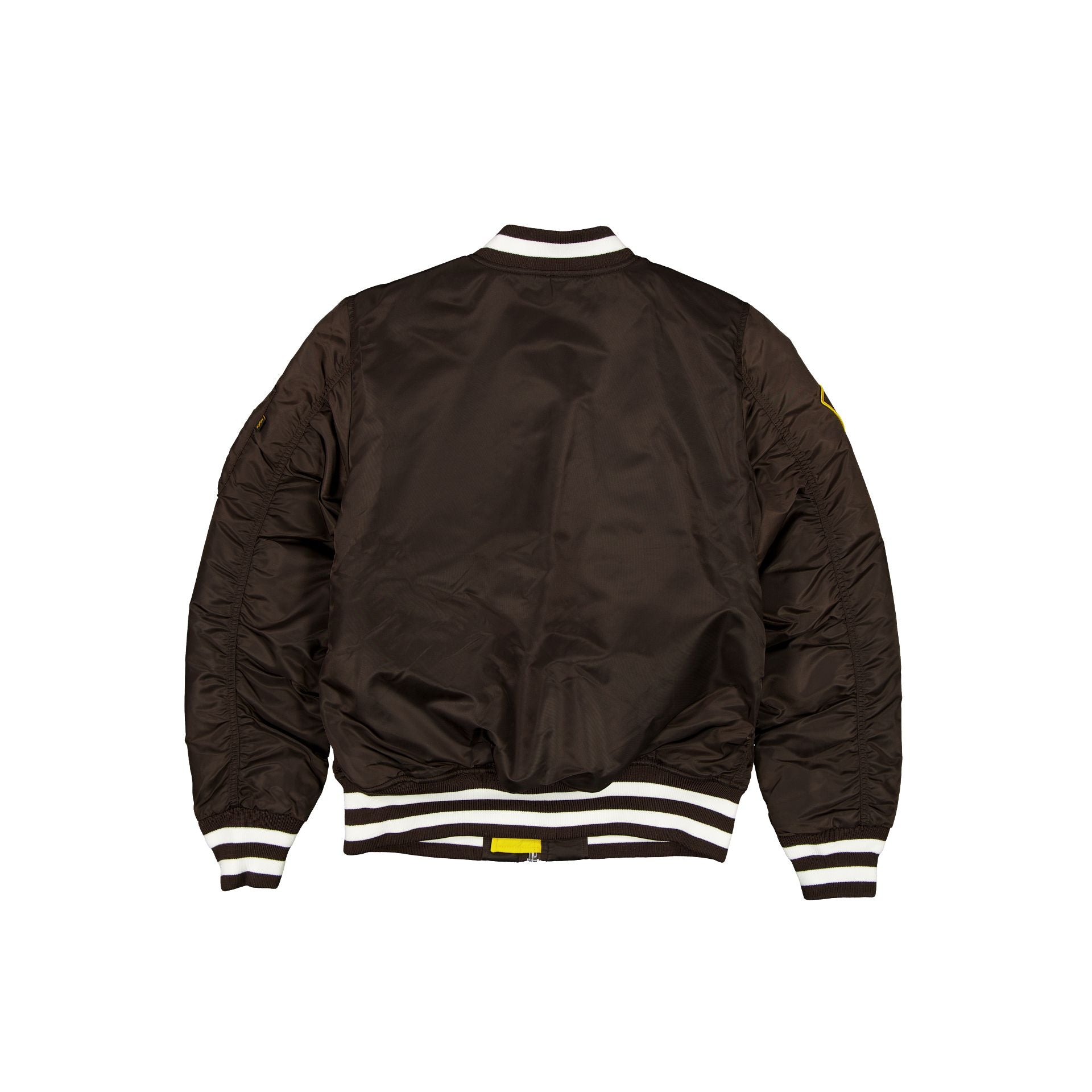 Alpha Industries x San Diego Padres Brown MA-1 Bomber Jacket - Image 2