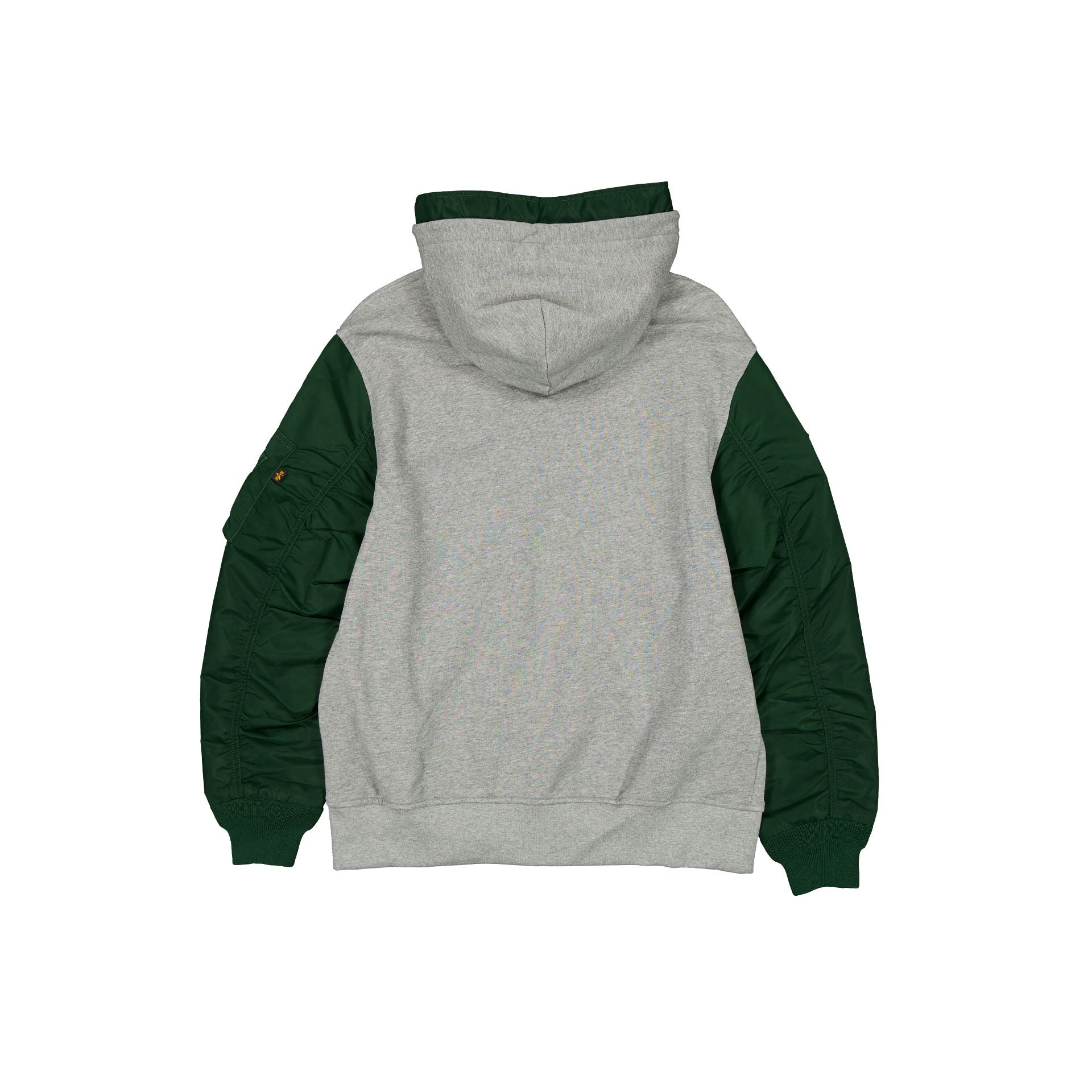 Alpha Industries x Green Bay Packers Gray MA-1 Full Zip Fleece Jacket - Image 2