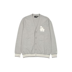Los Angeles Dodgers Gray Knit Cardigan