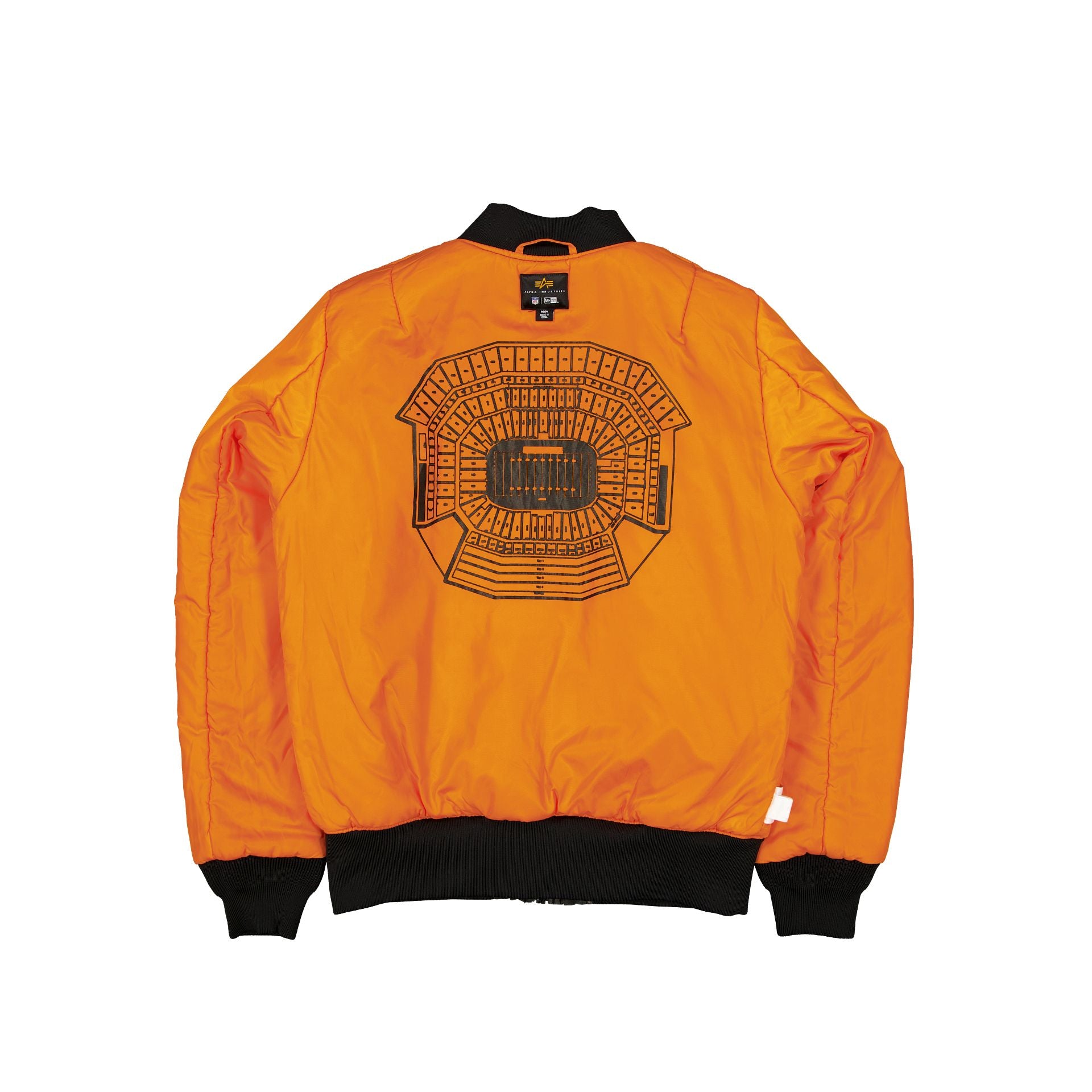 Alpha Industries x San Francisco 49ers Black Camo MA-1 Bomber Jacket - Image 2