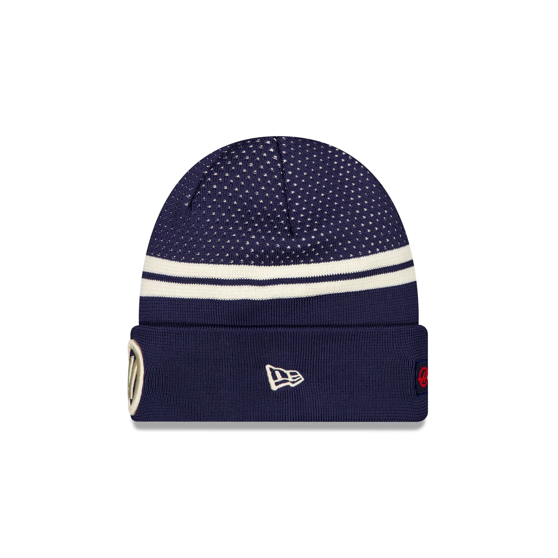 MoneyGram Haas F1 Team Light Navy Cuff Knit Beanie - Image 3