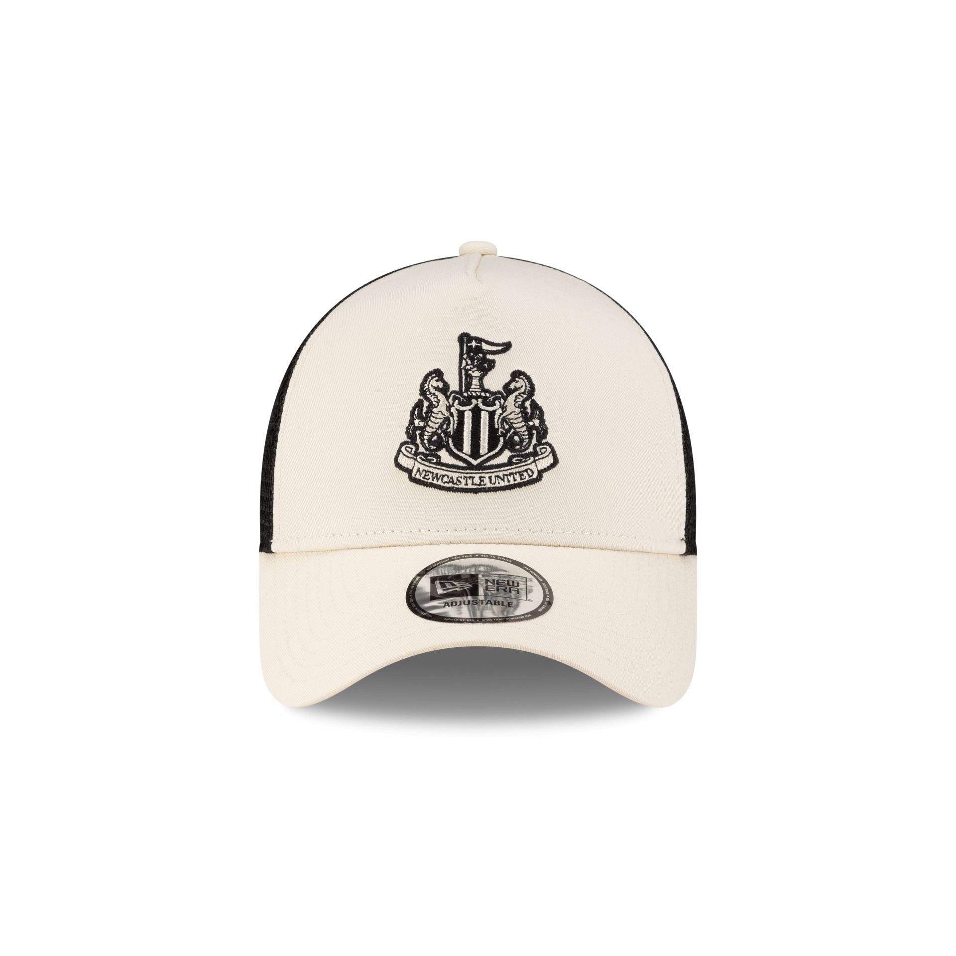 Newcastle United FC Light Cream 9FORTY A-Frame Trucker Hat - Image 2