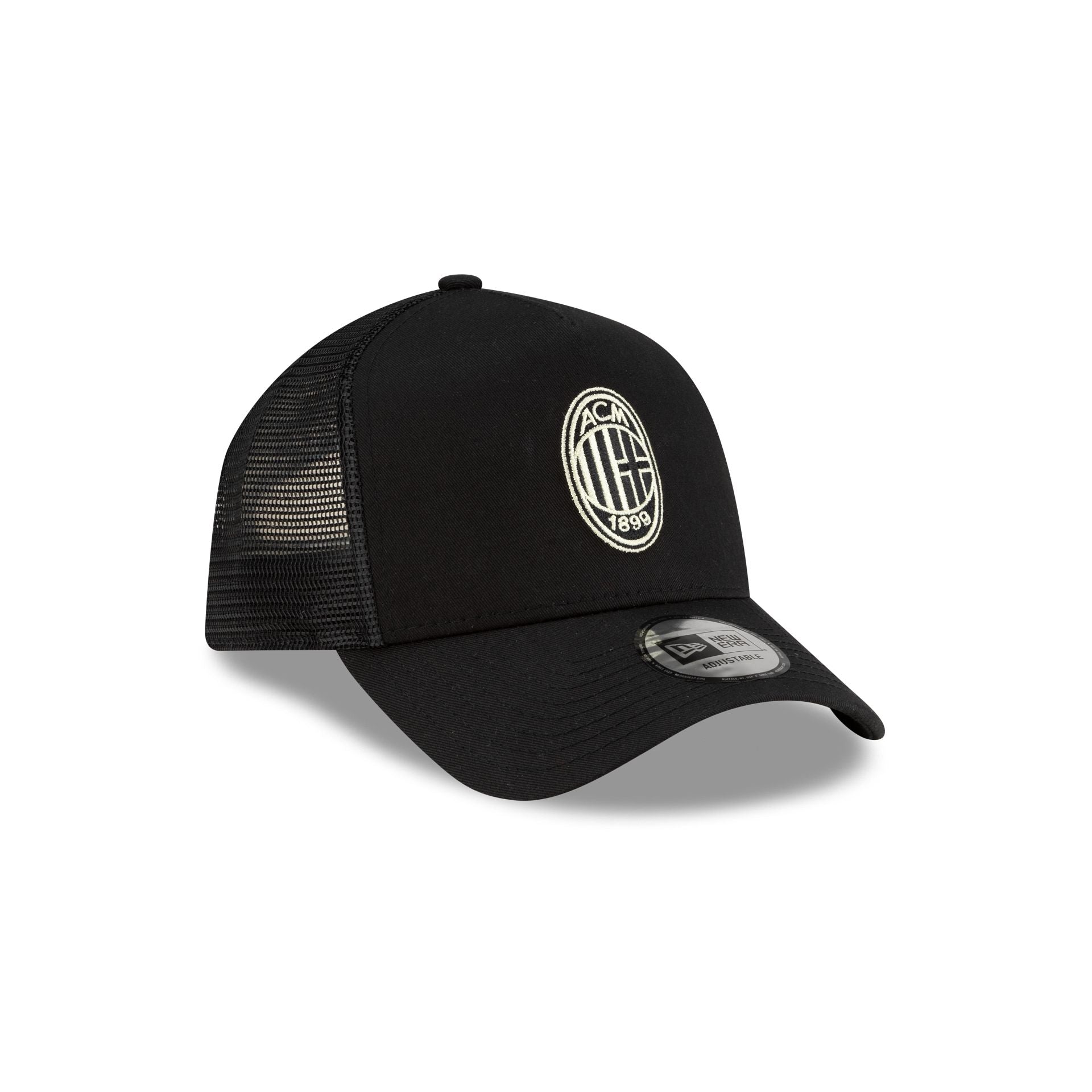 AC Milan Black 9FORTY A-Frame Trucker Hat - Image 3