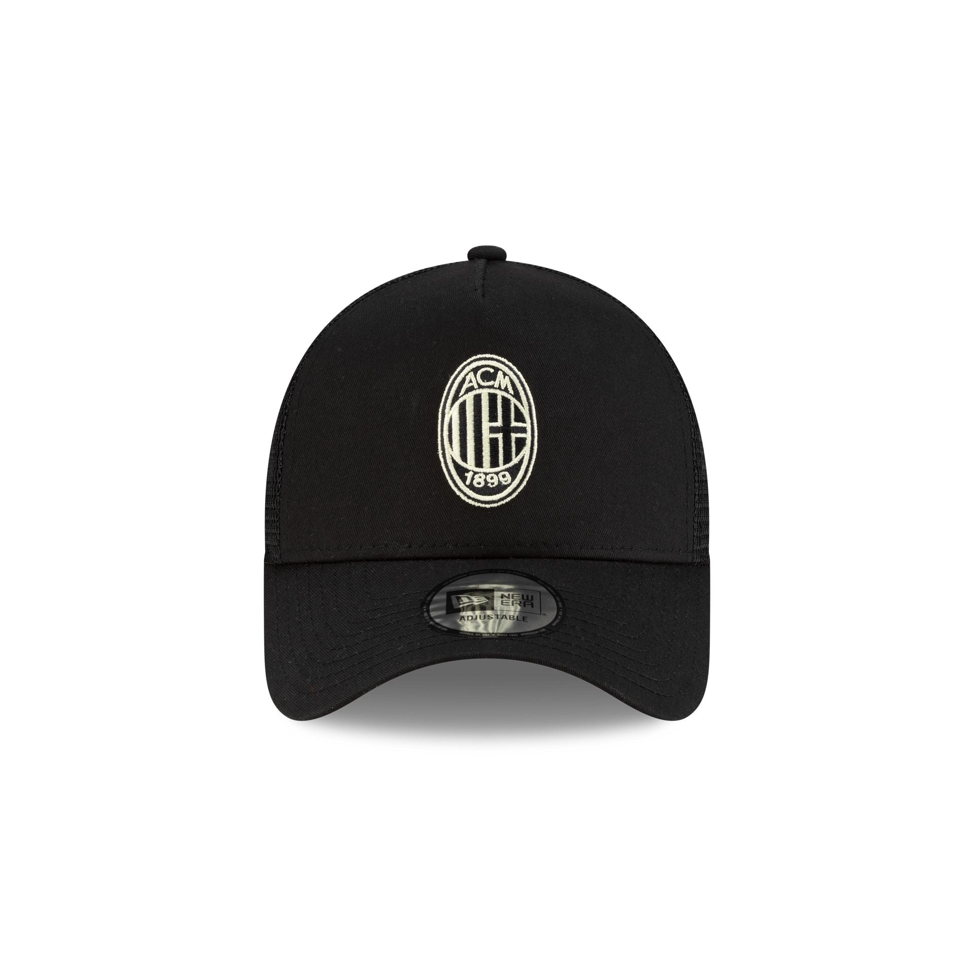 AC Milan Black 9FORTY A-Frame Trucker Hat - Image 2