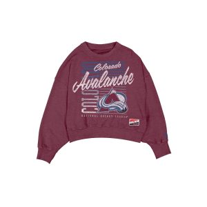Colorado Avalanche Throwback Women's Washed Crewneck
