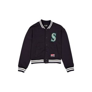 Seattle Mariners Throwback Women's Snap Front Jacket