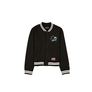 San Jose Sharks Throwback Women's Snap Front Jacket