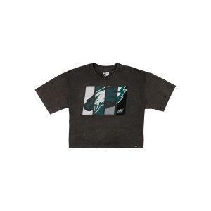 Philadelphia Eagles Sport Night Black Cropped Women's T-Shirt