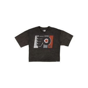 Philadelphia Flyers Sport Night Black Cropped Women's T-Shirt