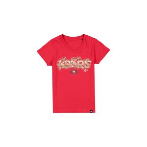 San Francisco 49ers Flip Sequin Girls T-Shirt