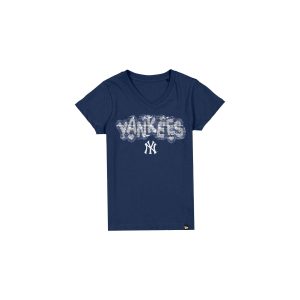 New York Yankees Flip Sequin Girls T-Shirt