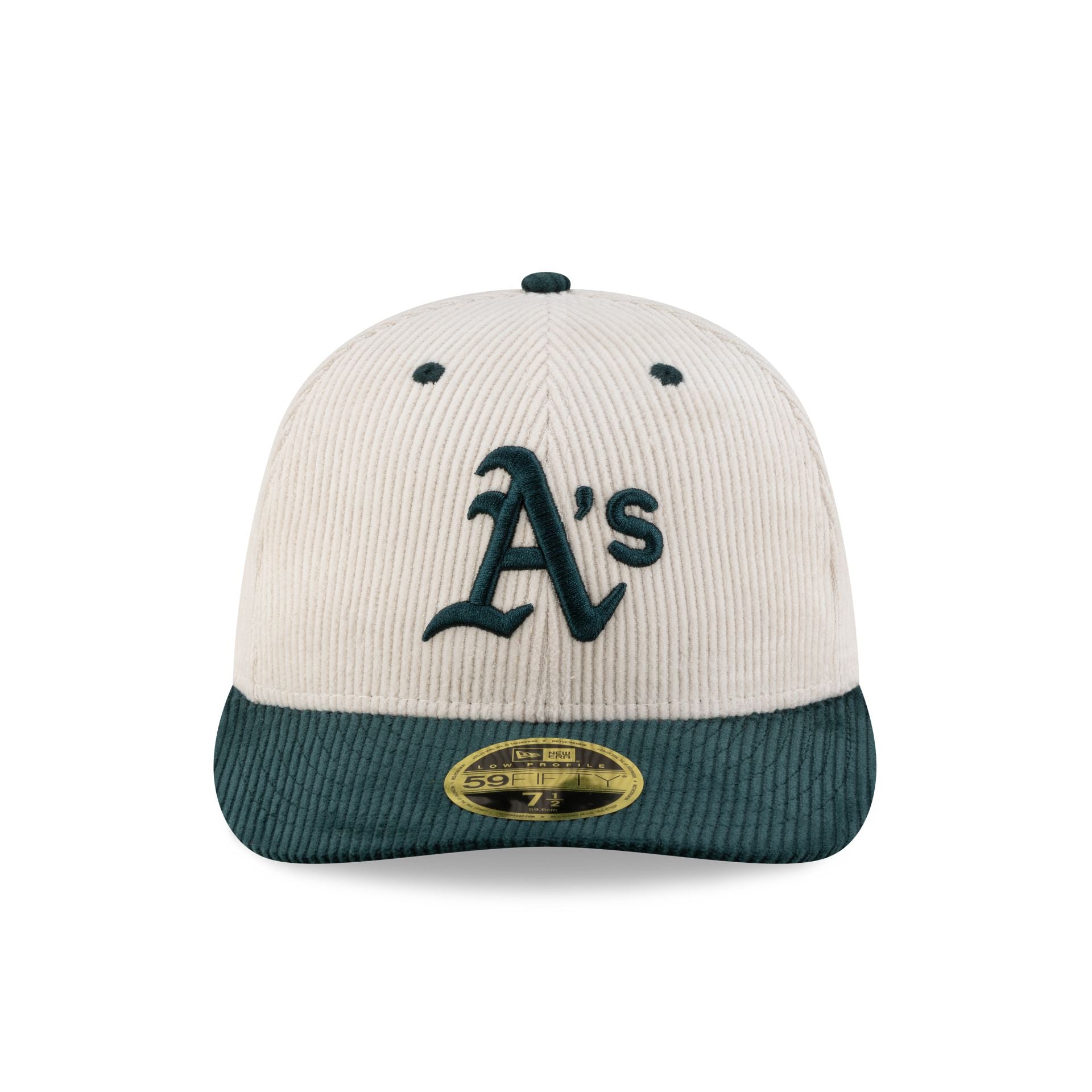 Athletics Cord Cream Low Profile 59FIFTY Fitted Hat - Image 2