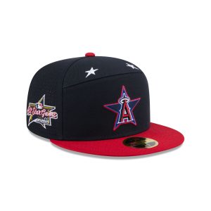 Los Angeles Angels 2025 All-Star Game Workout Split Panel 59FIFTY Fitted Hat
