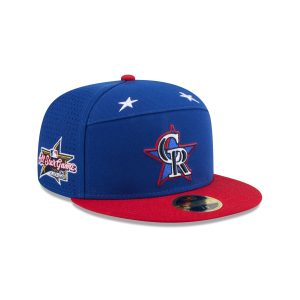 Colorado Rockies 2025 All-Star Game Workout Split Panel 59FIFTY Fitted Hat